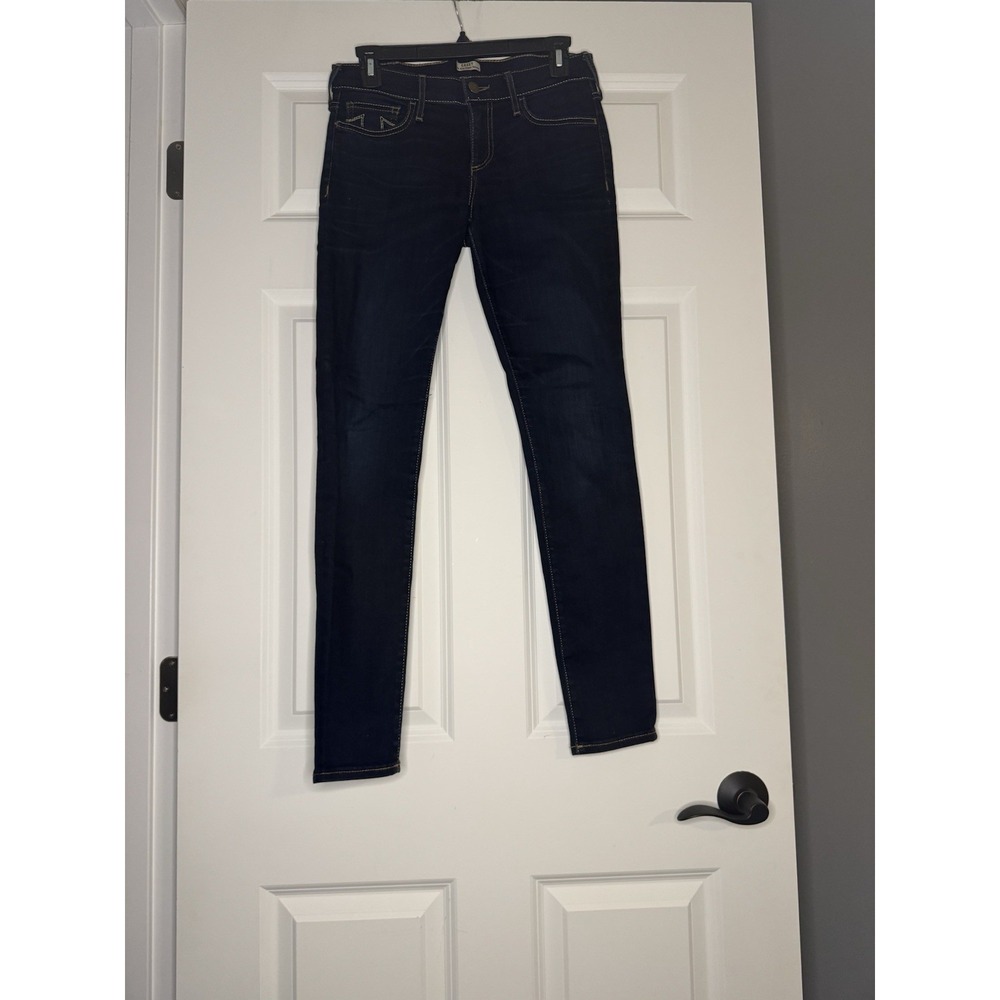 True Religion Casey Low Rise Super Skinny Jeans 28 Dark Wash